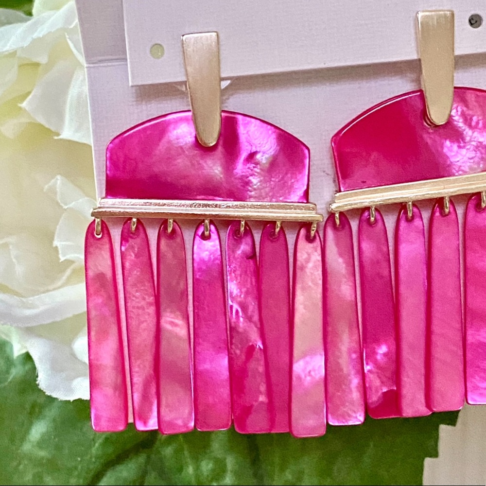 🌺🎉HP🎉🌺 NWT Kendra Scott Mother of Pearl Layne Earrings - Picture 5 of 16